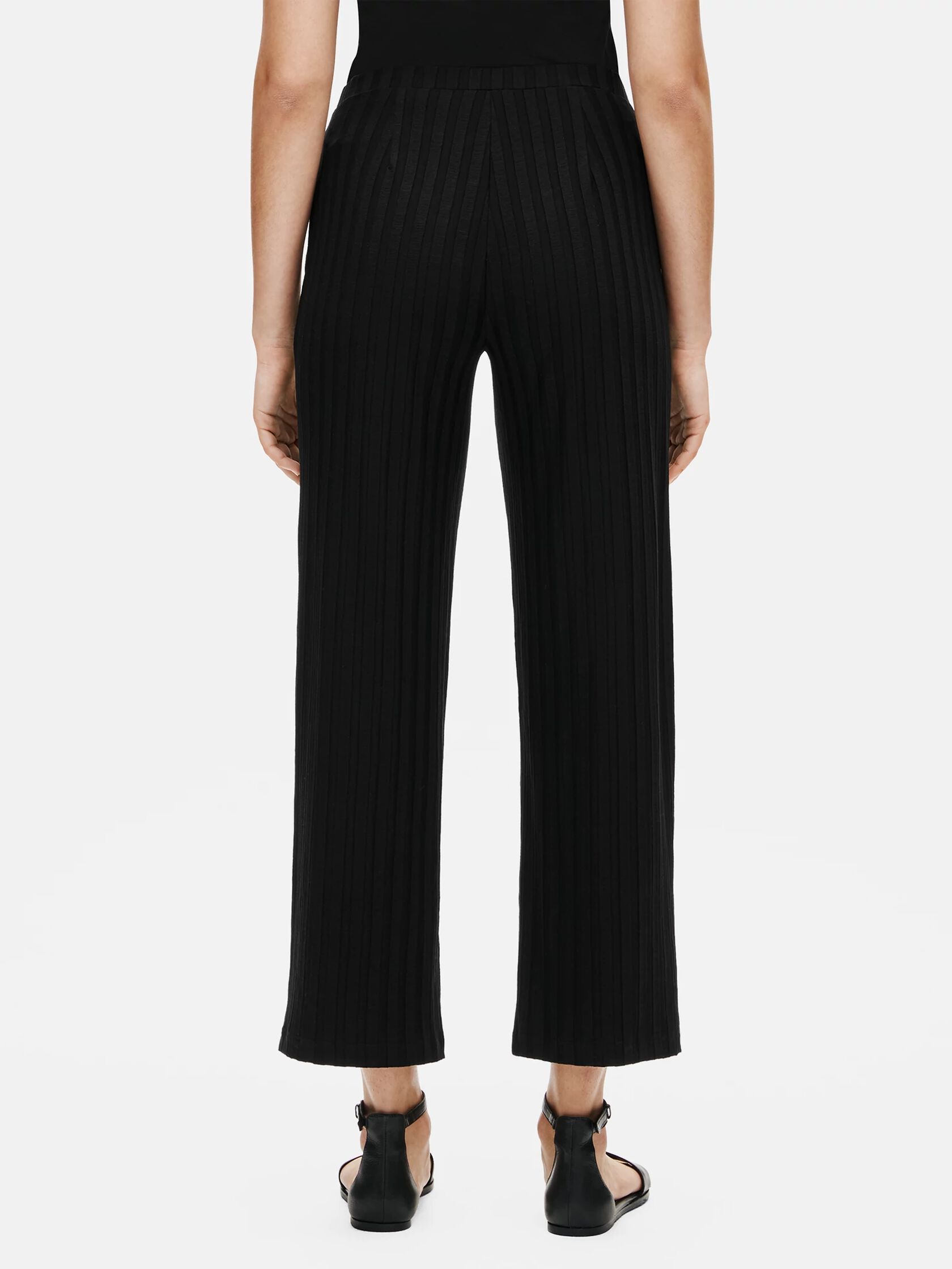 Tencel Wide Rib Straight Pant
