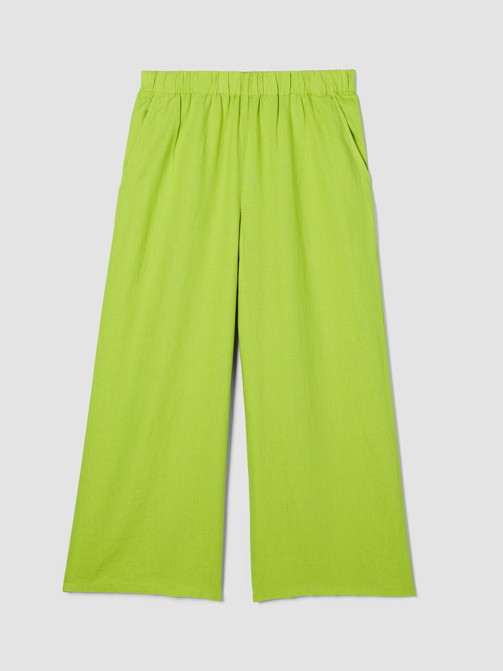 Organic Linen Wide-Leg Pant