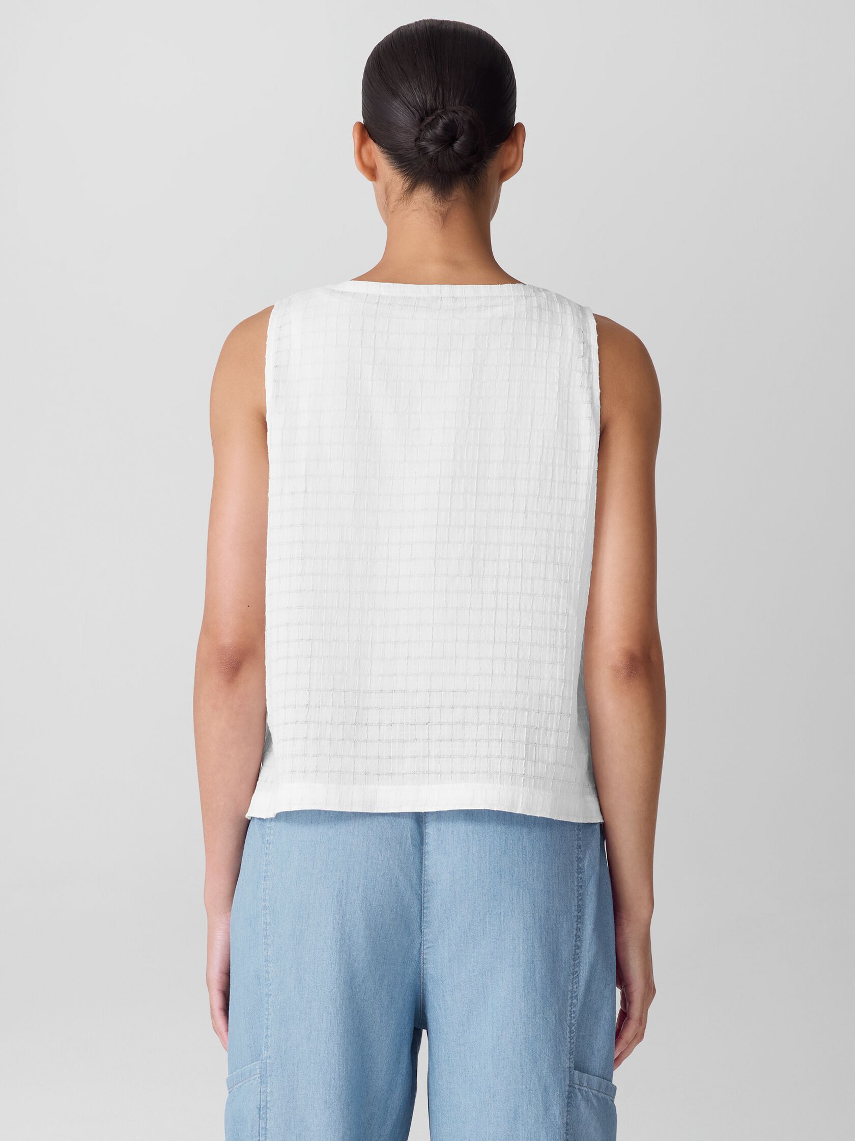 Organic Cotton Voile Box Vest