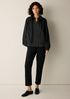 Light Cotton Nylon Hooded Coat