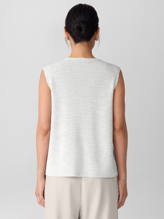 Merino Vest in Regenerative Wool