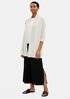 Organic Linen Cotton High Collar Cardigan