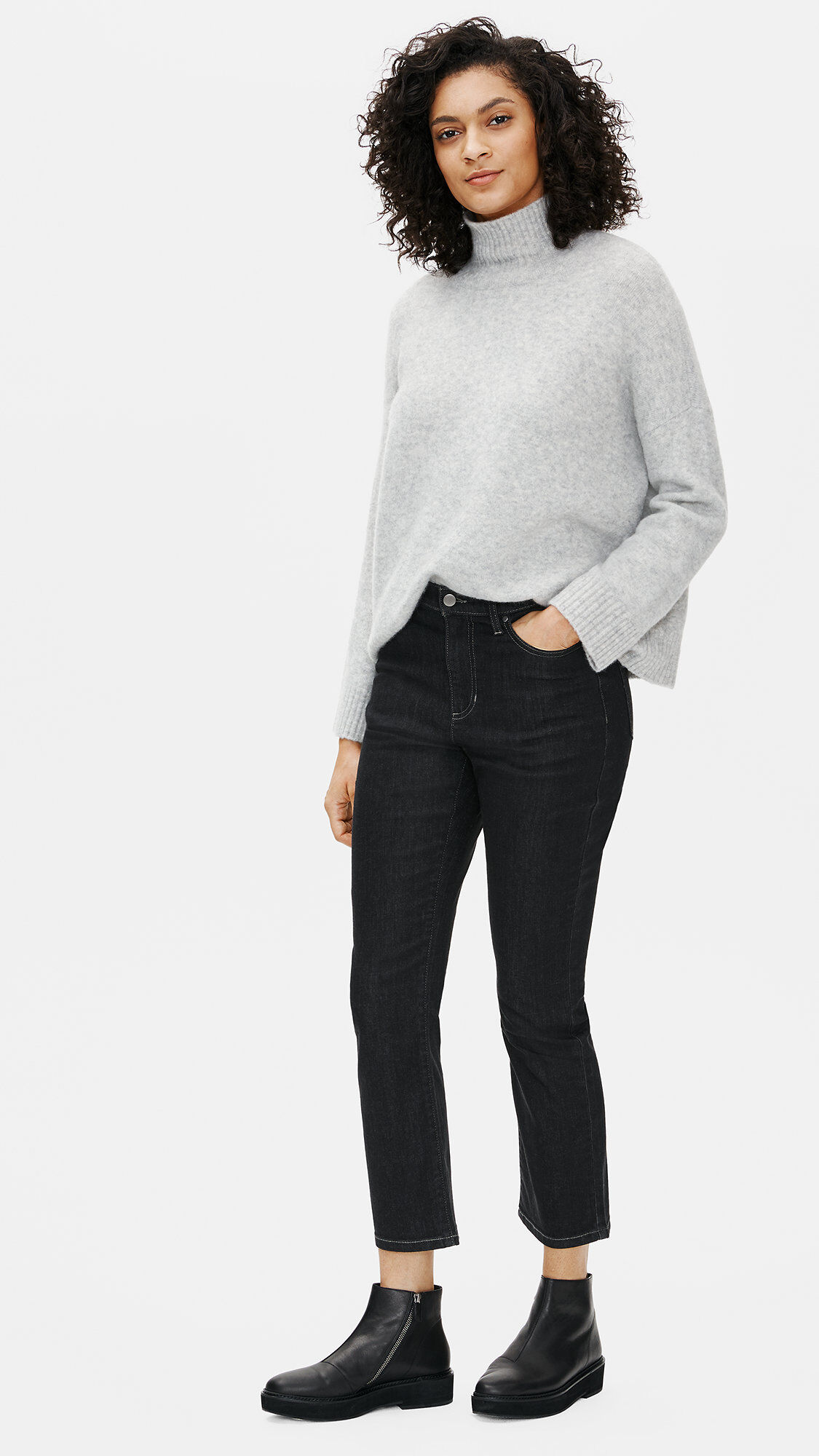 Organic Cotton Stretch Boot-Cut Jean