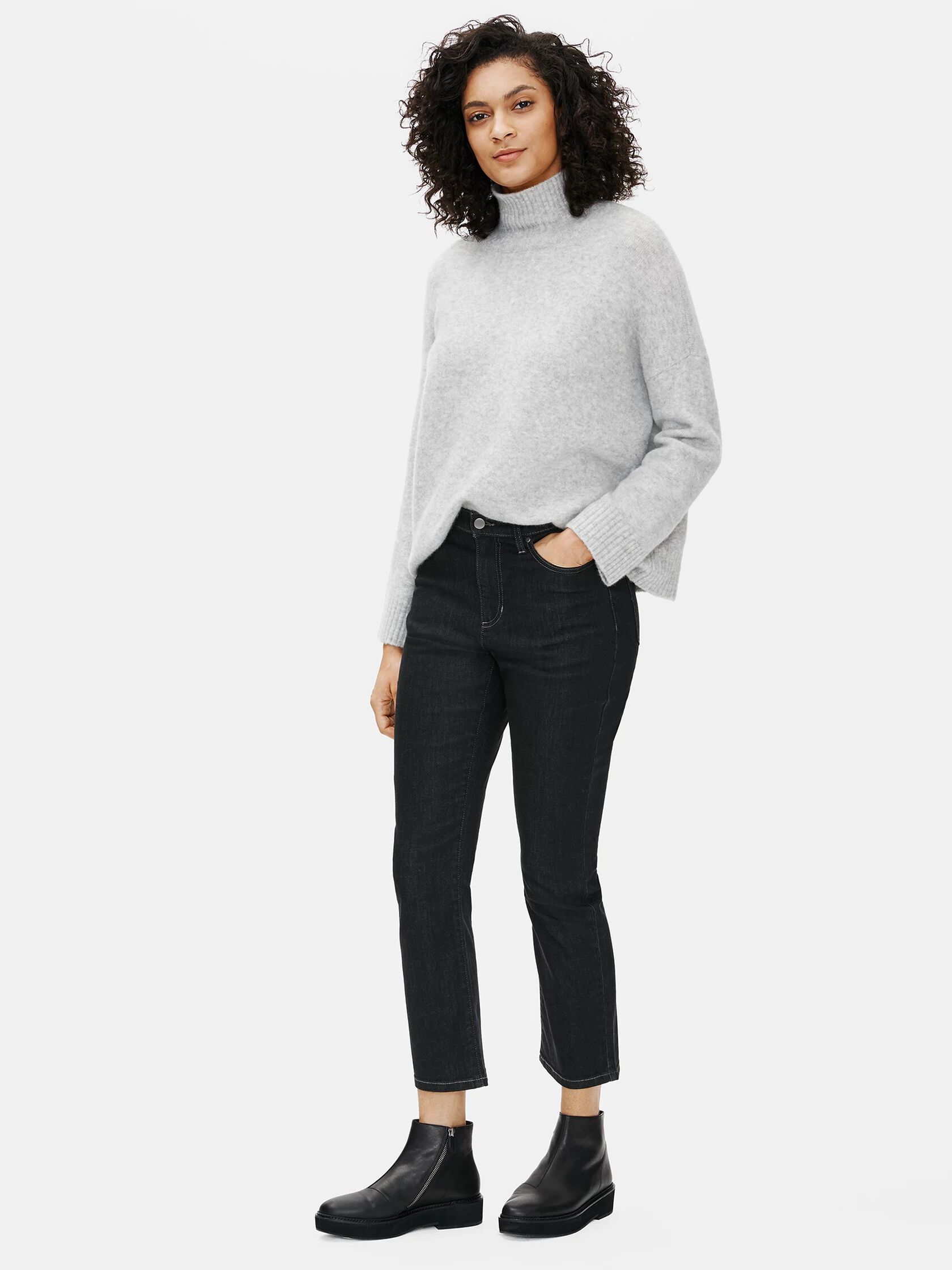 Organic Cotton Stretch Boot-Cut Jean