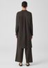 Organic Linen Mandarin Collar Dress
