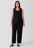 Pima Cotton Stretch Jersey Scoop Neck Tank