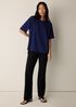 Extra-Fine Ponte Crew Neck Tee