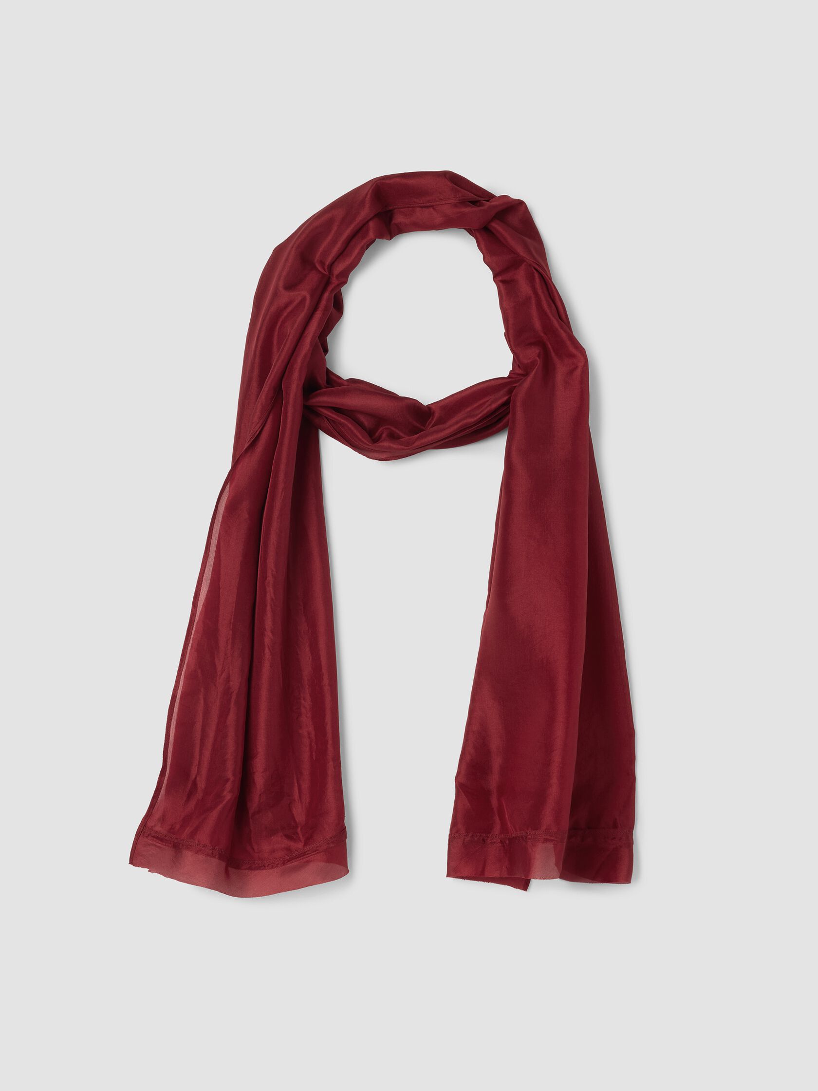 Washed Organic Silk Scarf