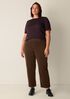Organic Cotton Stretch Corduroy Straight Pant