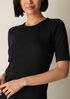 Organic Cotton Stretch Rib Crew Neck Tee
