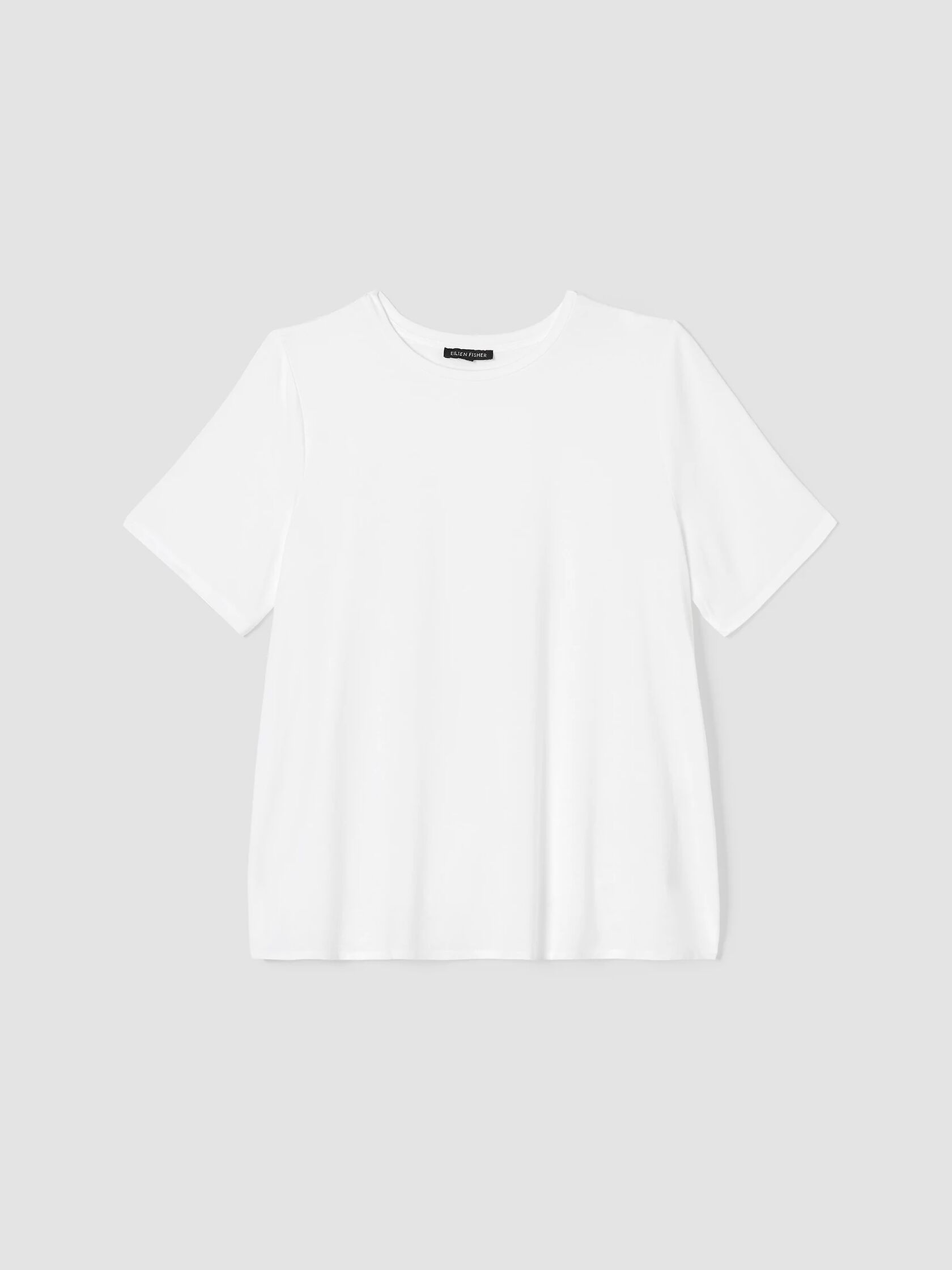 Fine Jersey Crew Neck Tee | EILEEN FISHER