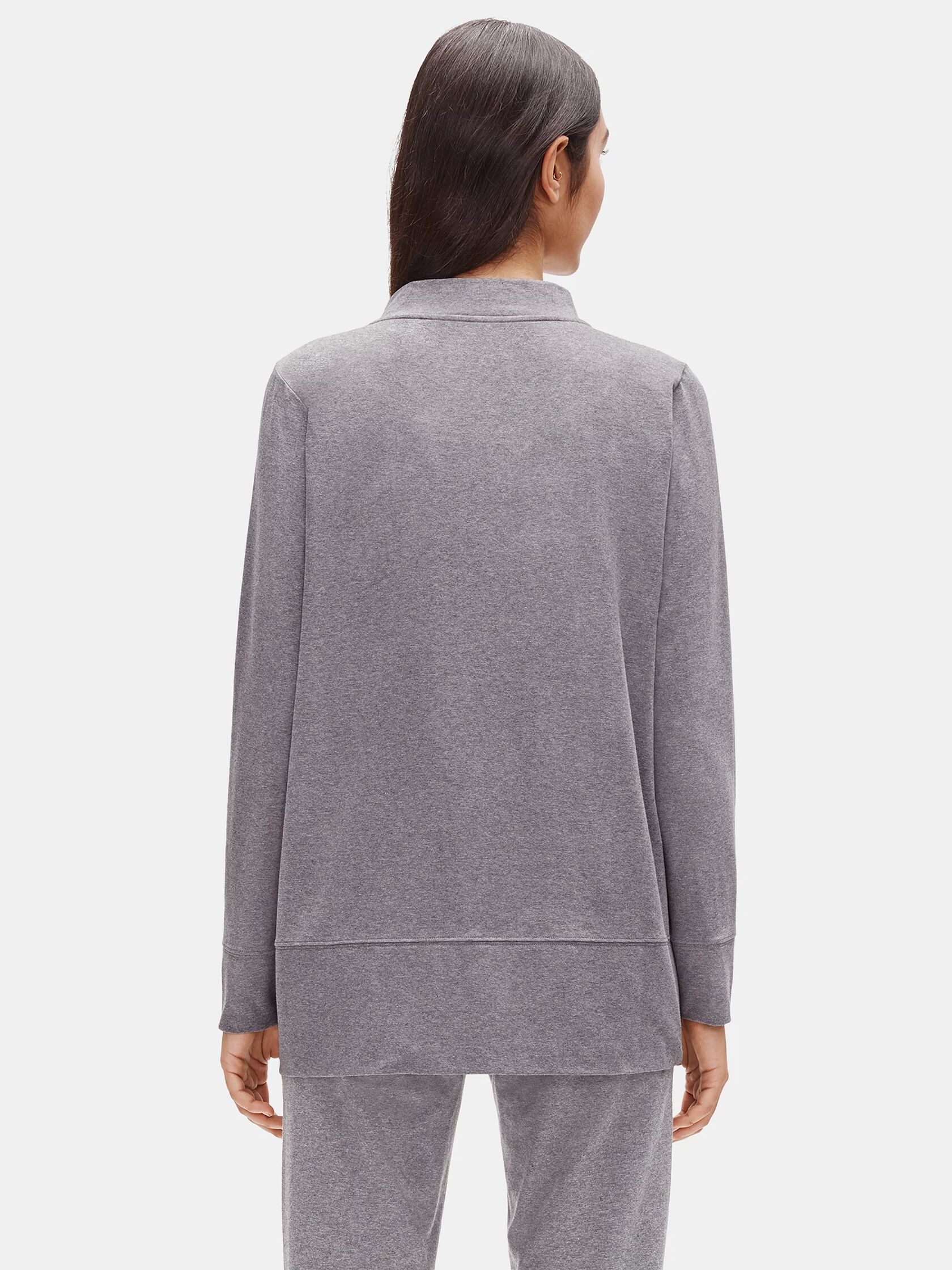 Heathered Organic Cotton Stretch Flight Jacket