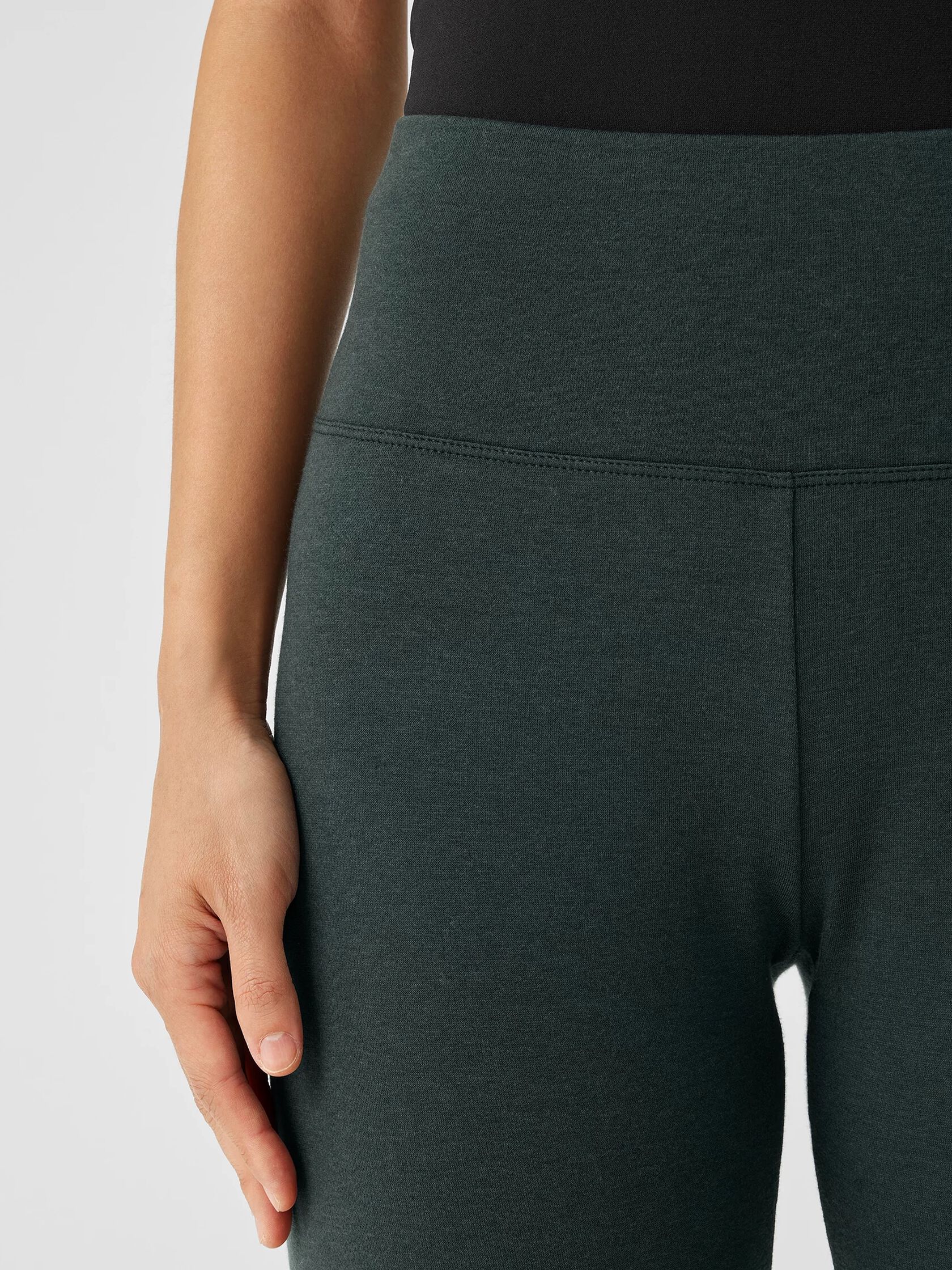 Cozy Brushed Terry Hug High-Waisted Leggings