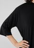 Fine Jersey Column-Sleeve Top