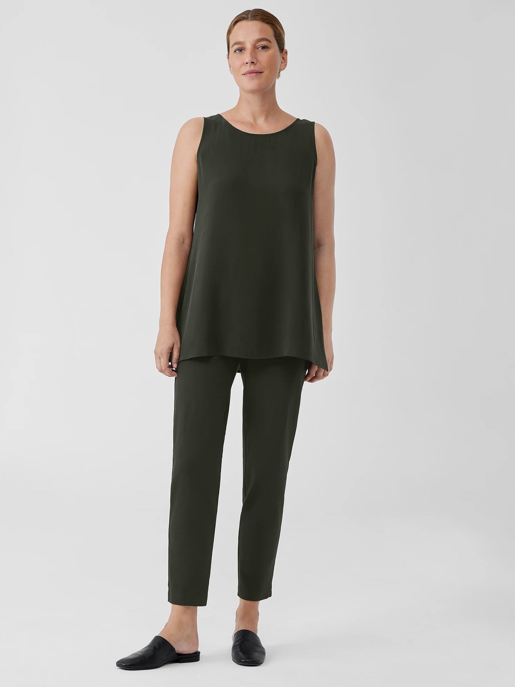 Washable Stretch Crepe Pant