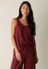 Organic Linen Jersey Scoop Neck Tank