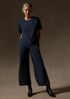 Extra-Fine Ponte Wide-Leg Pant