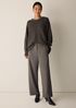Washable Flex Ponte Wide-Leg Pant