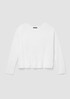 Organic Linen Cotton Raglan-Sleeve Top