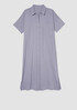 Slubby Organic Cotton Classic Collar Sleep Dress