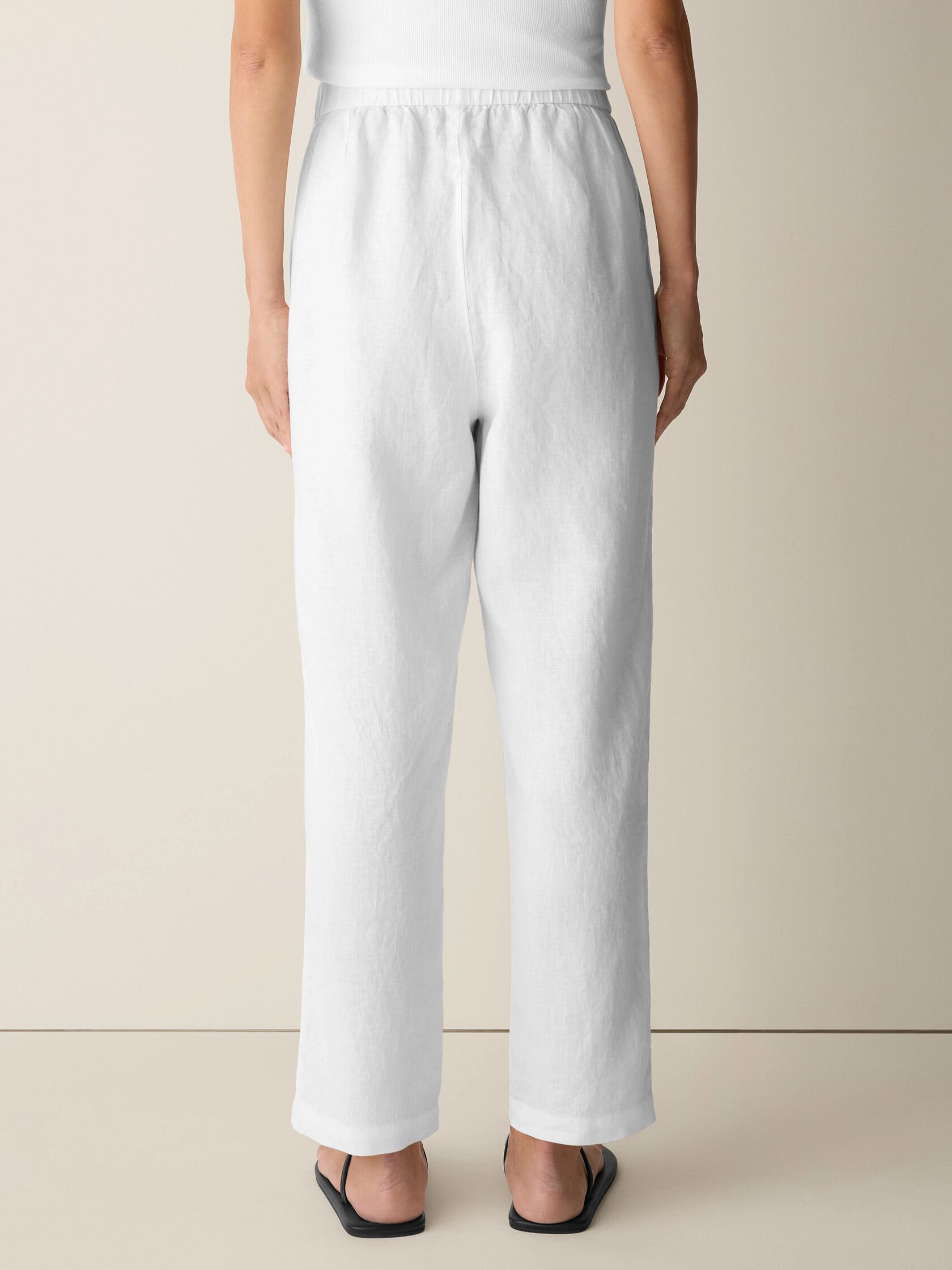 Organic Linen Tapered Pant