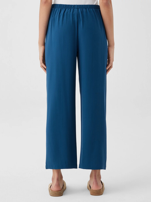 Silk Georgette Crepe Straight Pant