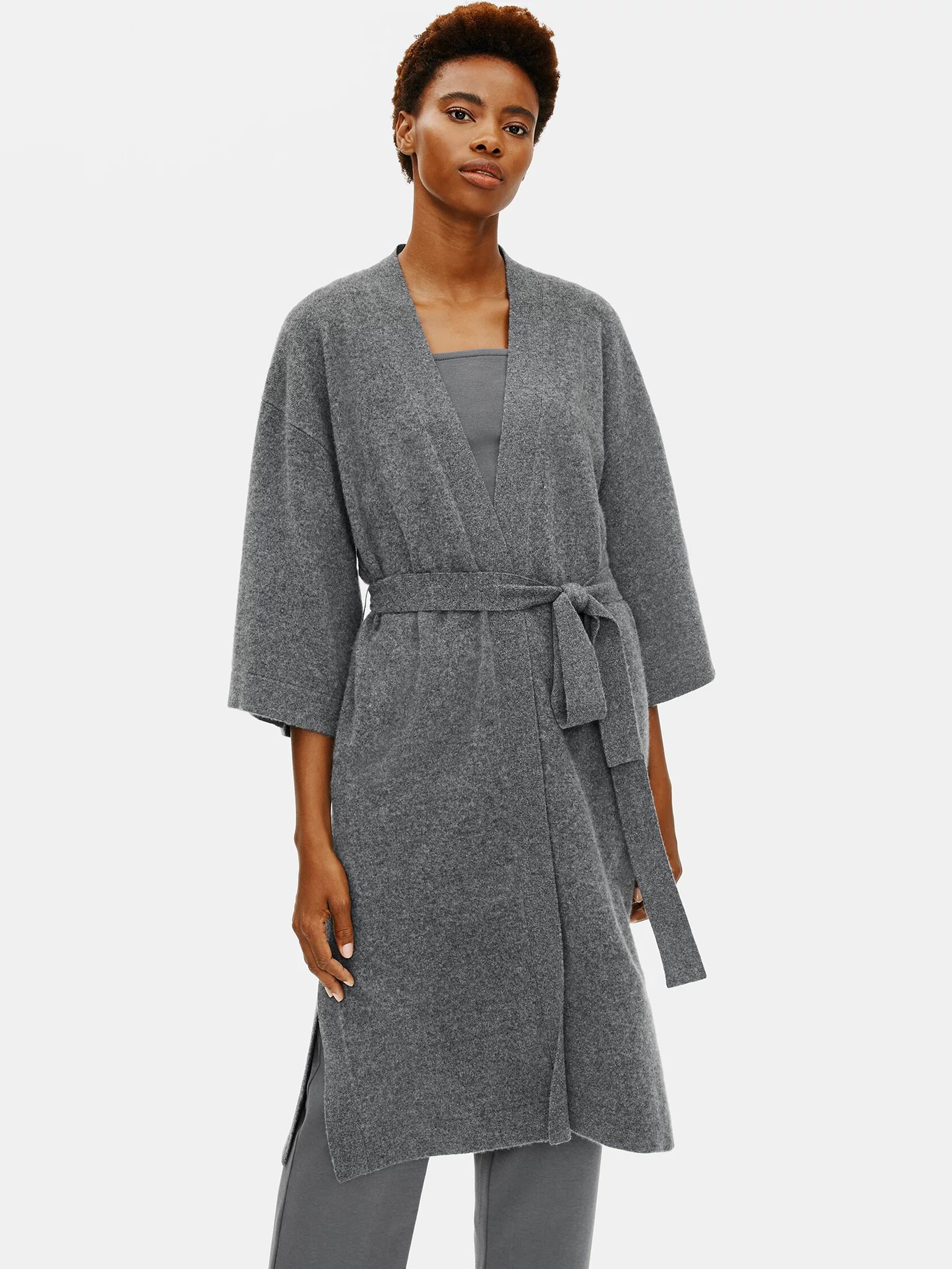 Brushed Cashmere Robe