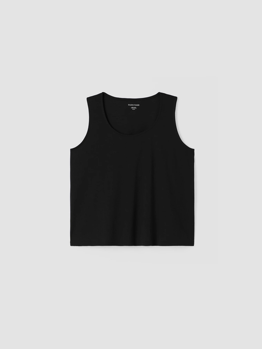 Organic Cotton Interlock U-Neck Sleep Tank