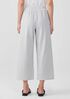 Organic Cotton Ripple Wide-Leg Pant