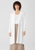 Organic Linen Cotton Jersey Long Cardigan