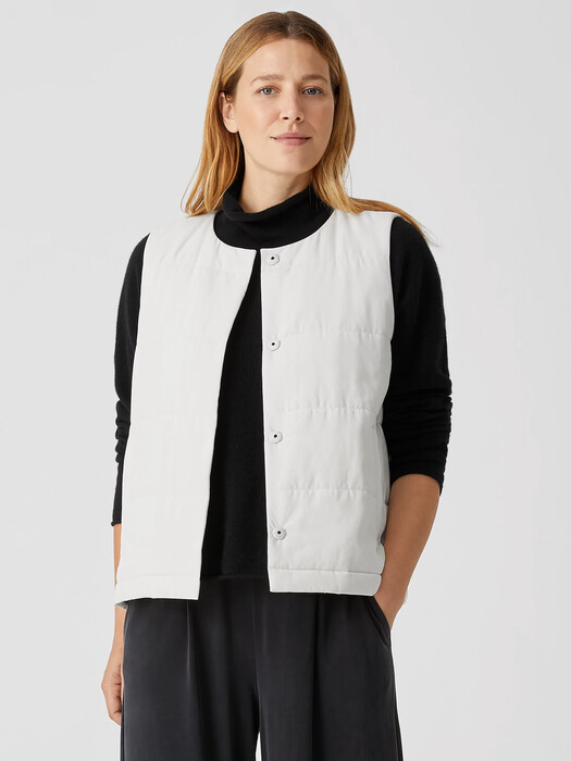 Fuji Silk Quilted Vest