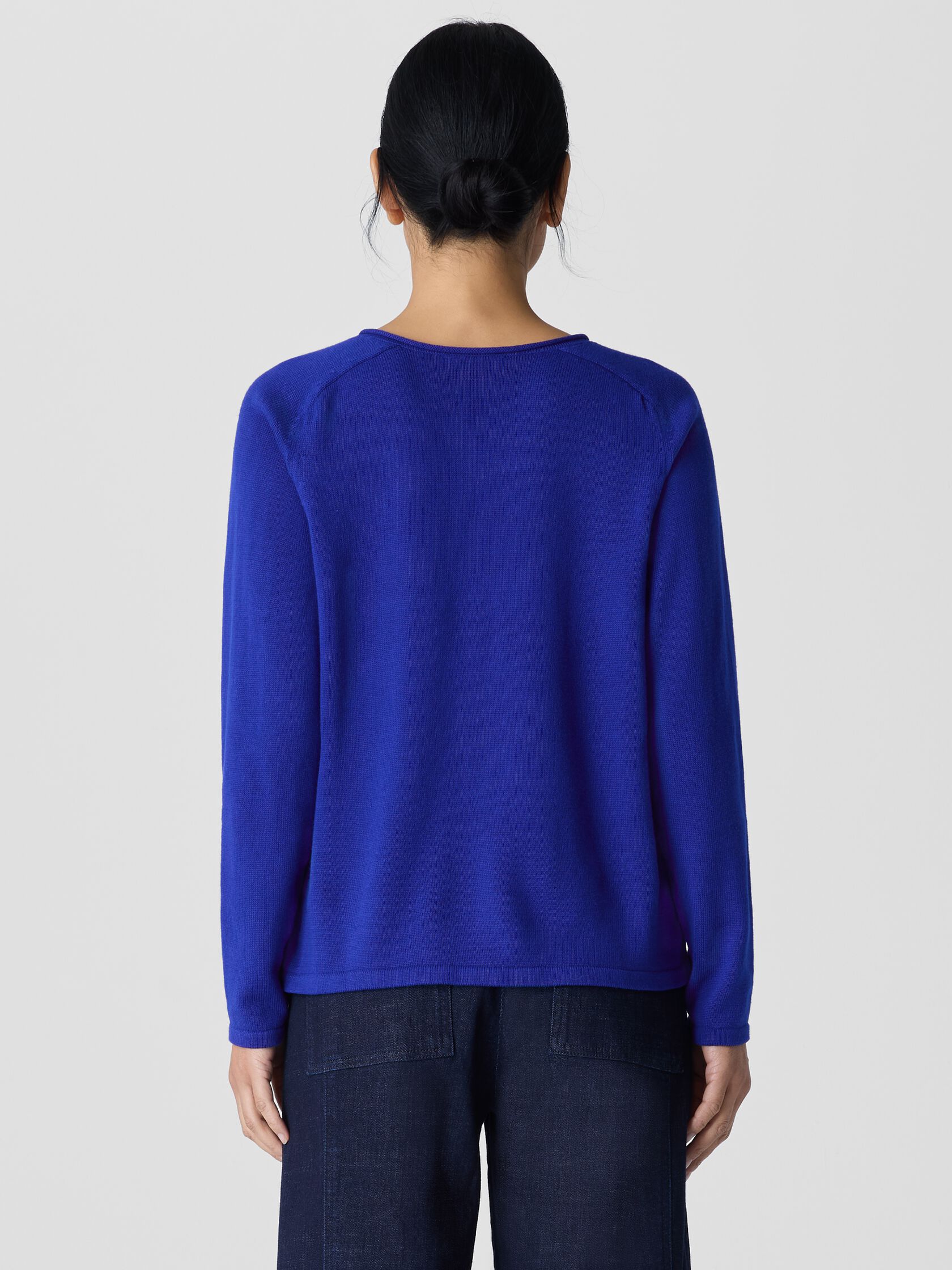 Peruvian Cotton Blend V-Neck Top