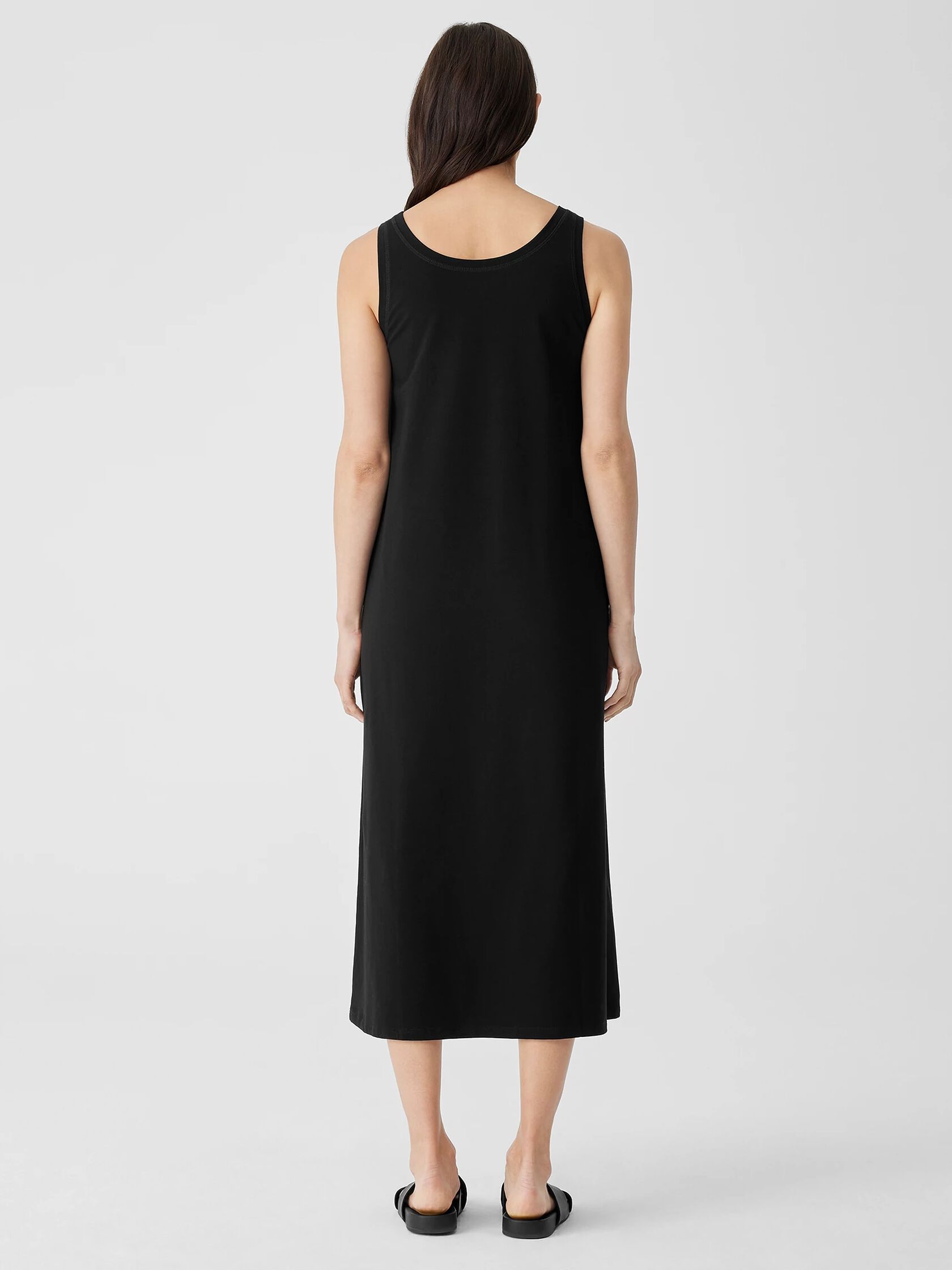 Pima Cotton Stretch Jersey Tank Dress