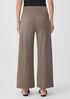 Stretch Jersey Knit Wide-Leg Pant