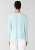 Organic Cotton Slubby Jersey V-Neck Top