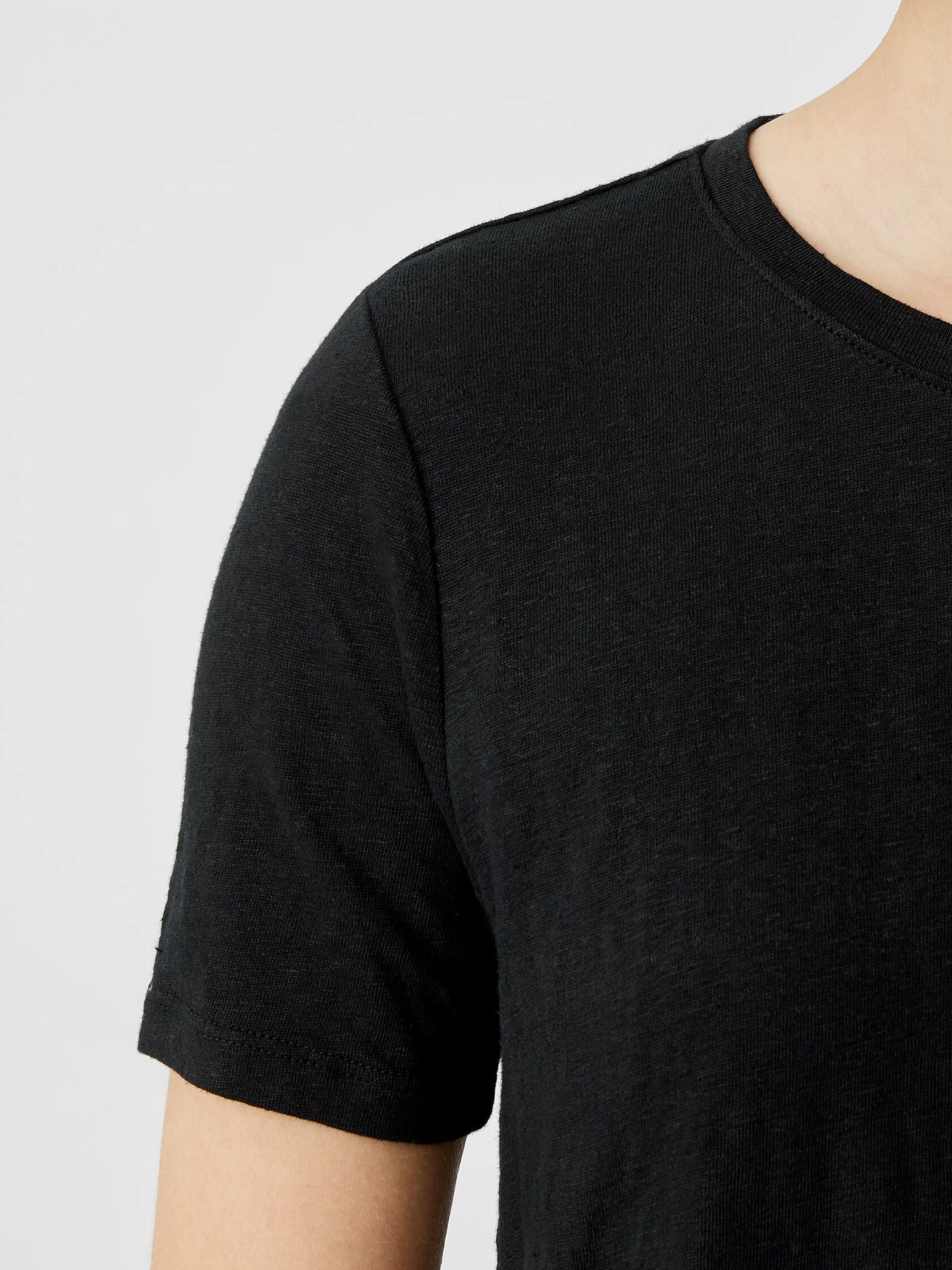 Organic Linen Jersey Short-Sleeve Tee