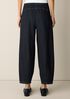 Cotton Indigo Knit Denim Lantern Pant