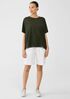 Organic Cotton Hazy Slub Crew Neck Tee
