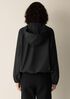 Light Cotton Nylon Hooded Coat