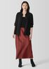 Stretch Silk Charmeuse Bias Skirt