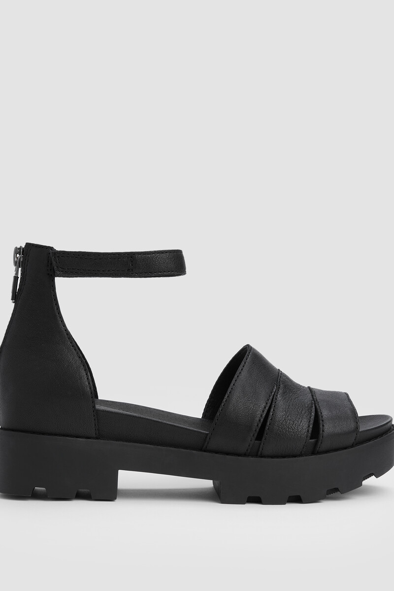 Heir Tumbled Leather Wedge Sandal Heir Tumbled Leather Wedge Sandal
