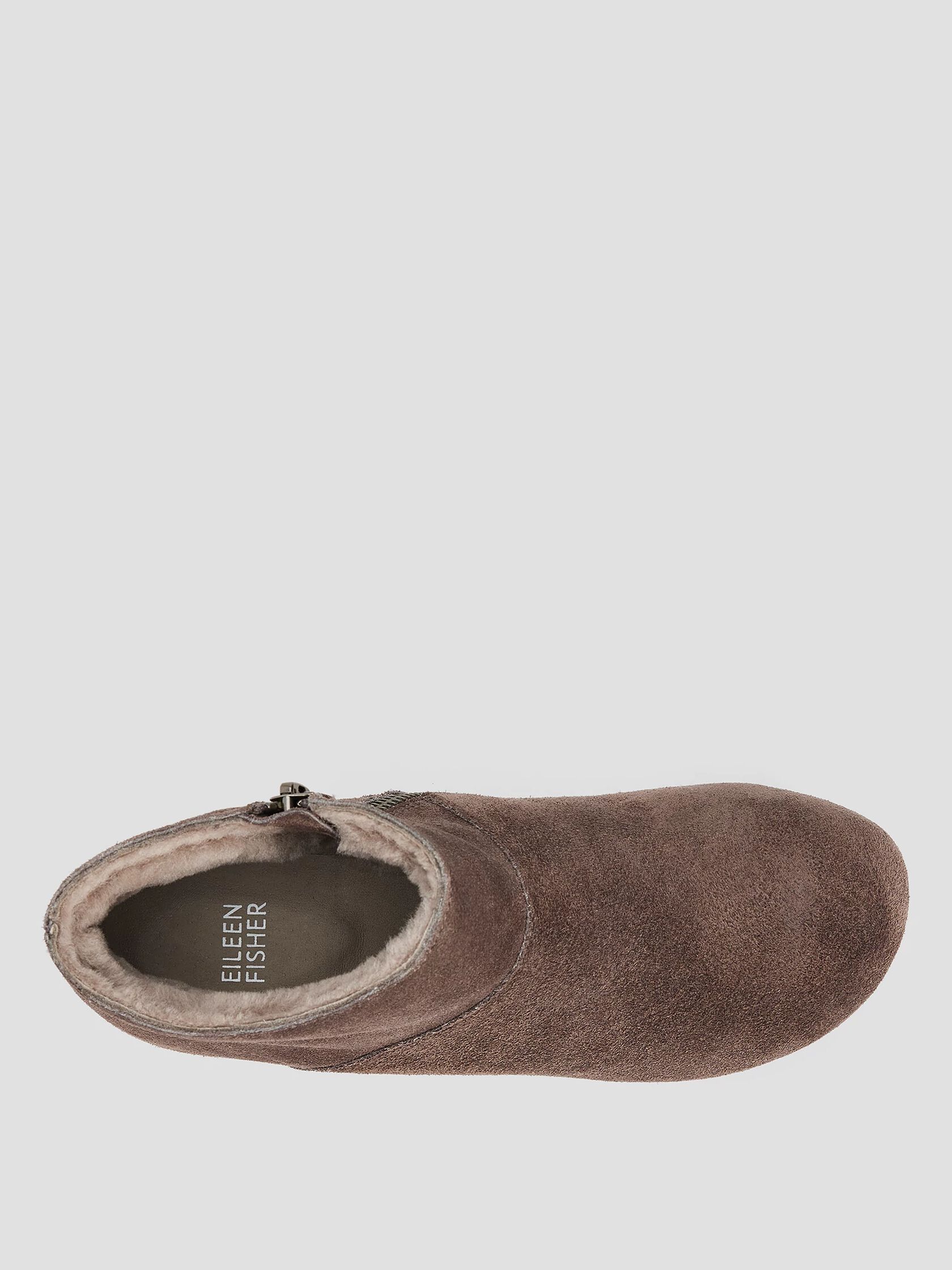 Warm Suede Clog Bootie