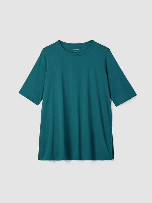 Organic Pima Cotton Jersey Long Tee