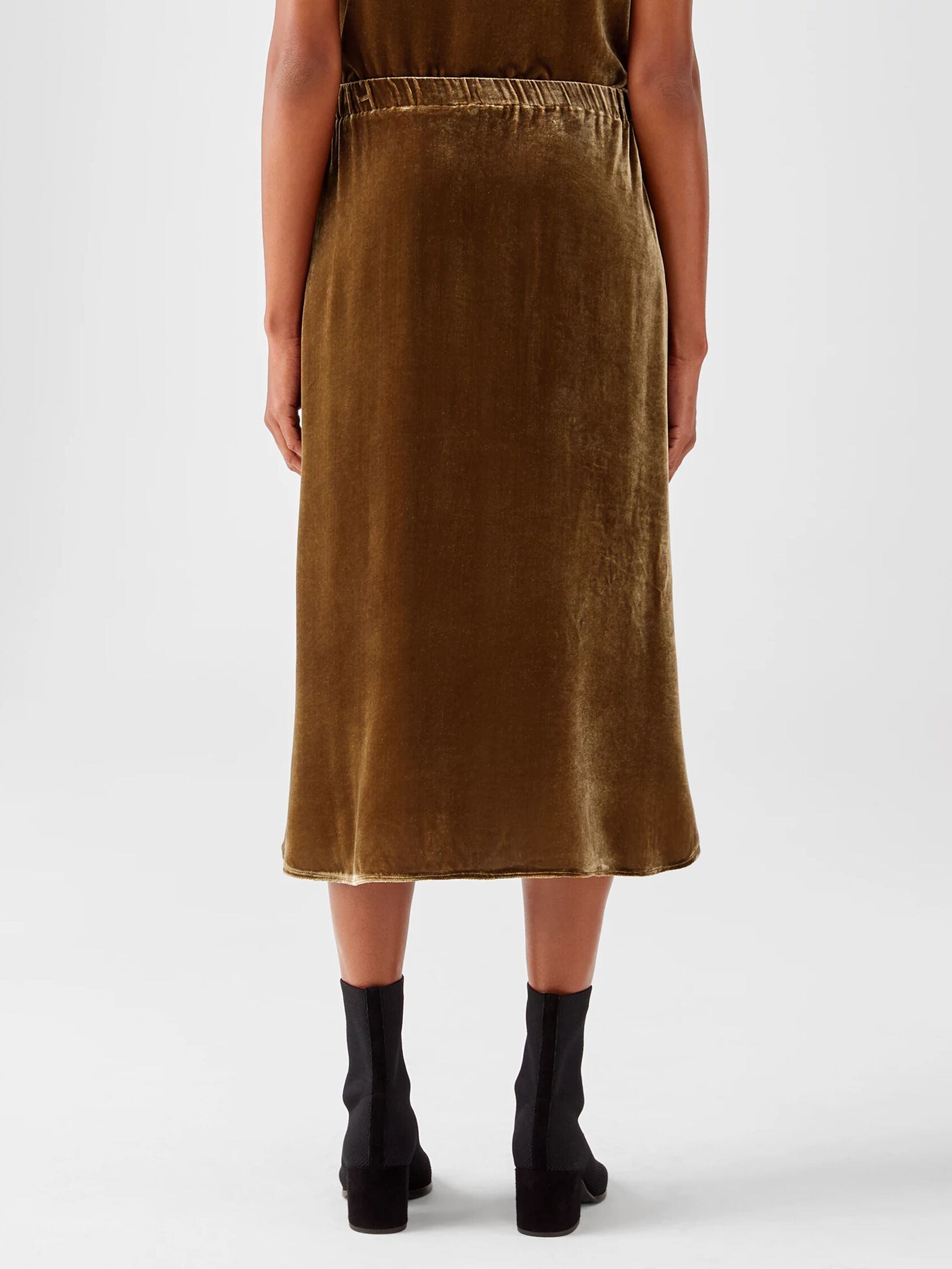 Velvet A-Line Skirt | EILEEN FISHER