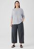 Cotton Hemp Stretch Wide-Leg Pant