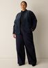 Organic Cotton Stretch Corduroy High Collar Jacket