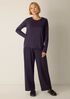 Cozy Brushed Terry Hug Straight Pant