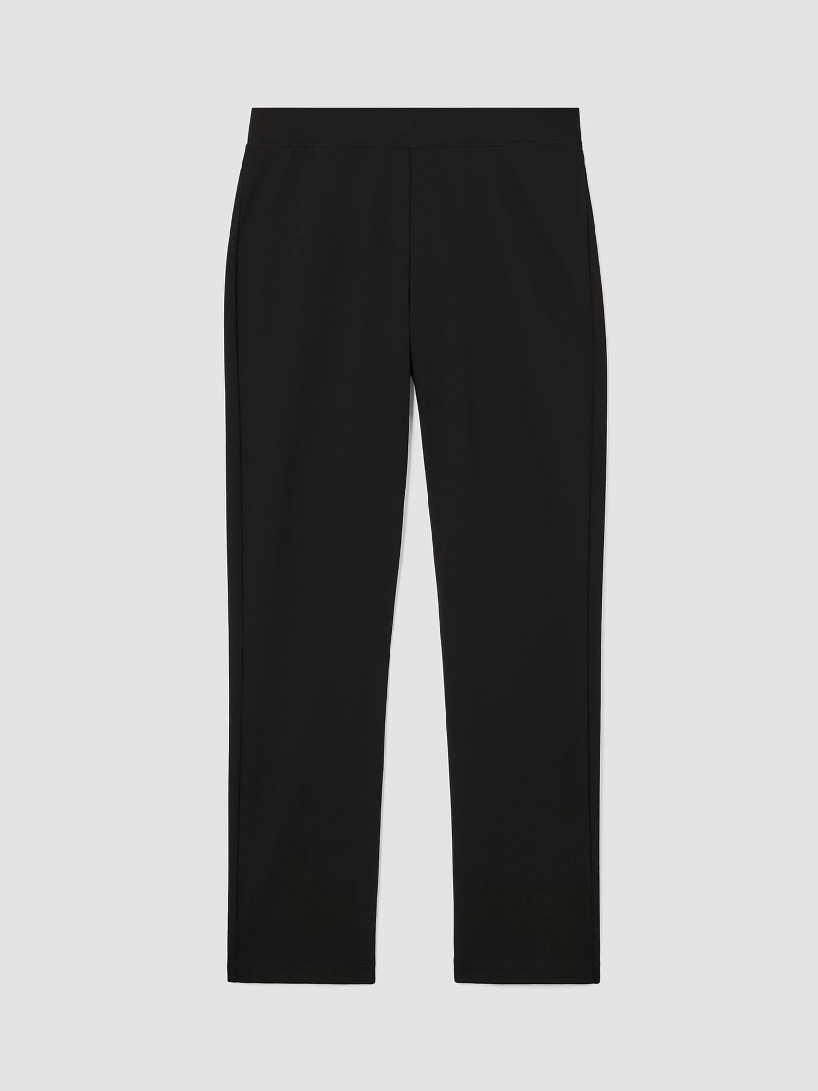 System Washable Stretch Crepe Slim Ankle Pant