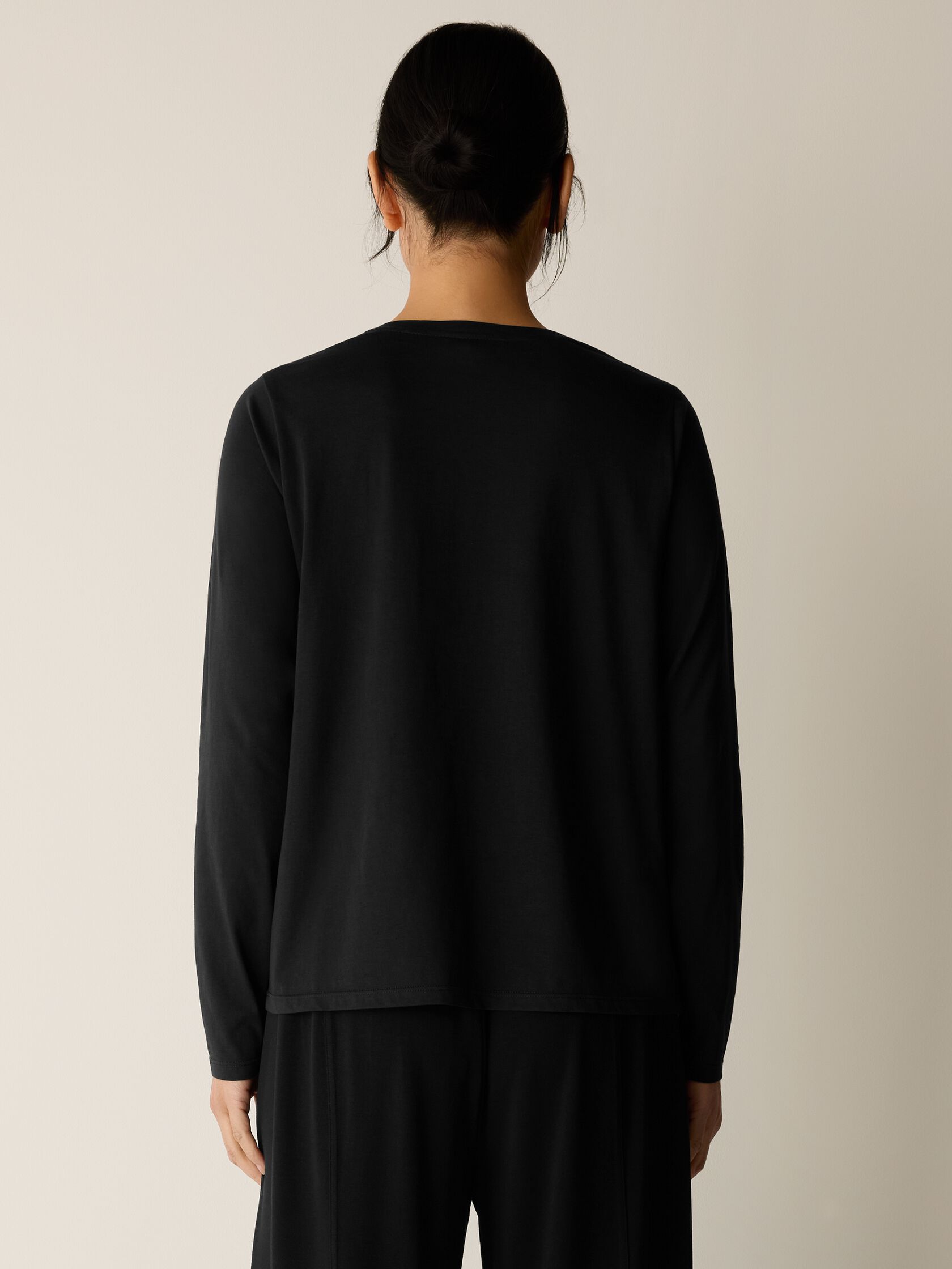 Organic Pima Cotton Jersey Long-Sleeve Tee