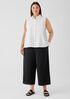 Organic Cotton Ripple Wide-Leg Pant